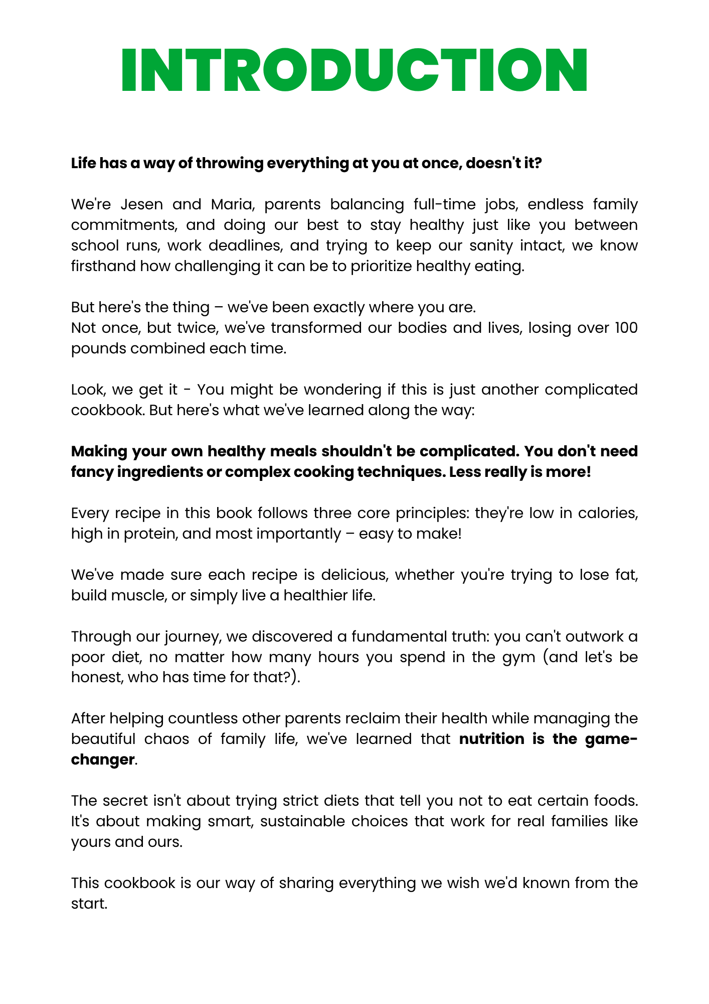 Fat loss CookBook for Busy People